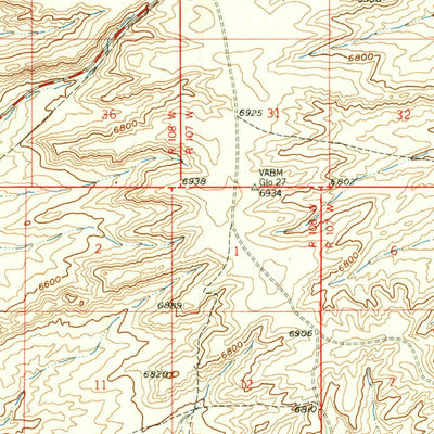 United States Geological Survey Mckinnon Junction, WY (1957, 62500-Scale) digital map