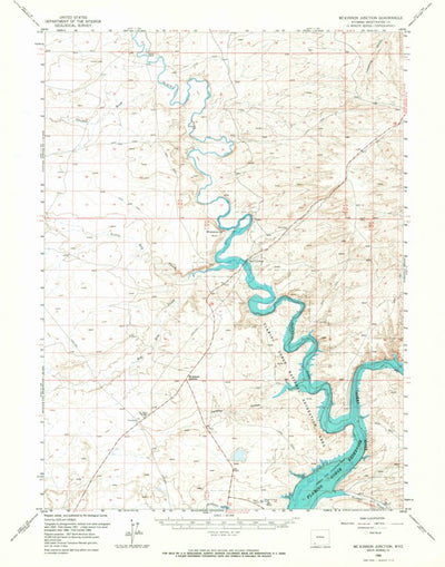 United States Geological Survey Mckinnon Junction, WY (1966, 62500-Scale) digital map