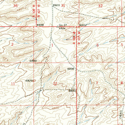 United States Geological Survey Mckinnon Junction, WY (1966, 62500-Scale) digital map