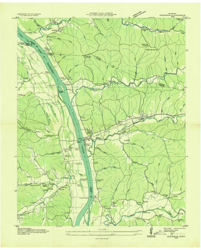United States Geological Survey Mckinnon, TN (1936, 24000-Scale) digital map