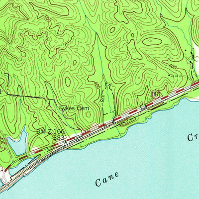 United States Geological Survey Mckinnon, TN (1950, 24000-Scale) digital map