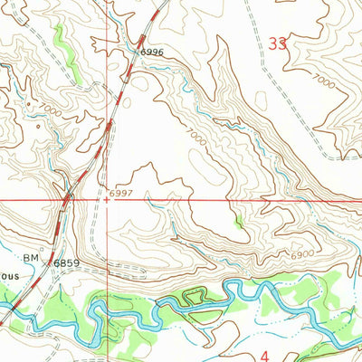 United States Geological Survey Mckinnon, WY (1964, 24000-Scale) digital map