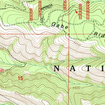 United States Geological Survey Mckinzie Creek, ID (1995, 24000-Scale) digital map