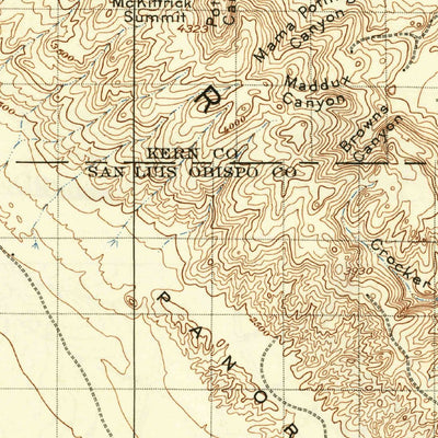 United States Geological Survey Mckittrick, CA (1912, 125000-Scale) digital map