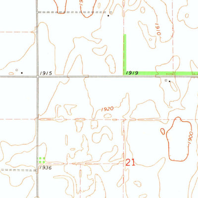 United States Geological Survey Mcknight, OK (1971, 24000-Scale) digital map