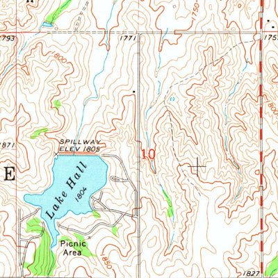 United States Geological Survey Mcknight, OK (1971, 24000-Scale) digital map