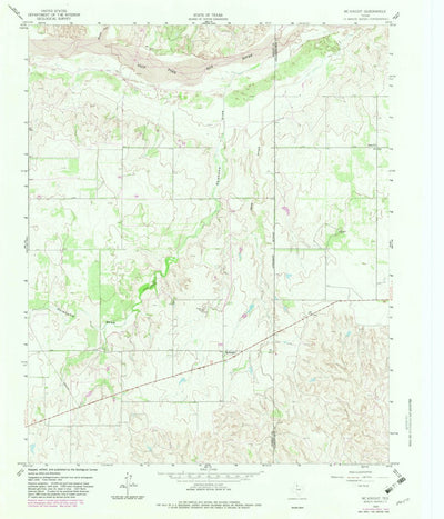United States Geological Survey Mcknight, TX (1959, 24000-Scale) digital map