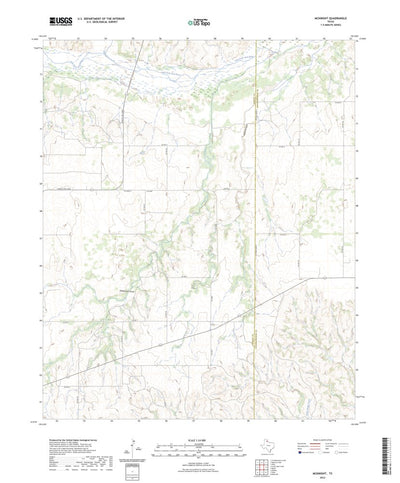 United States Geological Survey McKnight, TX (2023, 24000-Scale) digital map