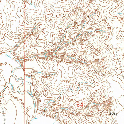 United States Geological Survey Mckonkey Creek, MT (1960, 24000-Scale) digital map
