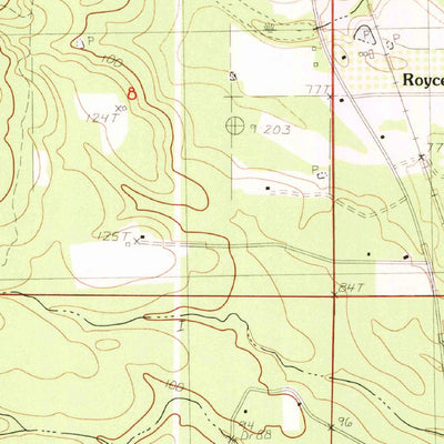 United States Geological Survey Mclain, MS (1982, 24000-Scale) digital map