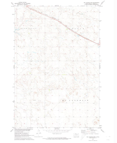 United States Geological Survey Mclaughlin SW, SD (1971, 24000-Scale) digital map