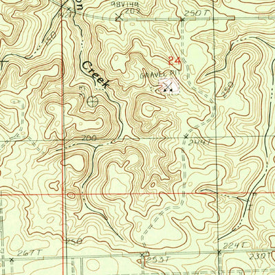 United States Geological Survey Mclaurin, MS (1983, 24000-Scale) digital map