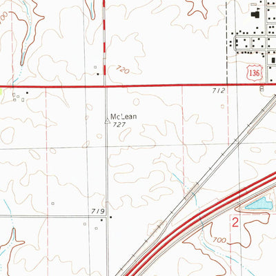 United States Geological Survey Mclean, IL (1981, 24000-Scale) digital map