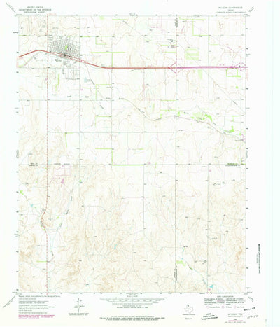 United States Geological Survey Mclean, TX (1963, 24000-Scale) digital map