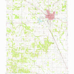 United States Geological Survey Mcleansboro, IL (1974, 24000-Scale) digital map