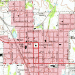 United States Geological Survey Mcleansboro, IL (1974, 24000-Scale) digital map