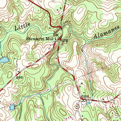 United States Geological Survey Mcleansville, NC (1952, 24000-Scale) digital map