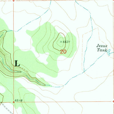 United States Geological Survey Mclellan Reservoir, AZ (1979, 24000-Scale) digital map