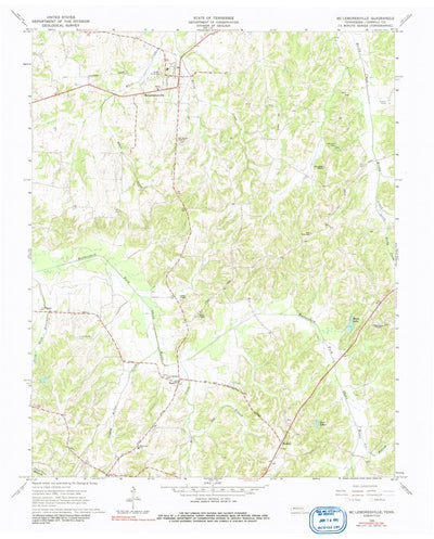 United States Geological Survey Mclemoresville, TN (1966, 24000-Scale) digital map