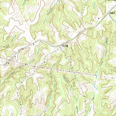 United States Geological Survey Mclemoresville, TN (1966, 24000-Scale) digital map