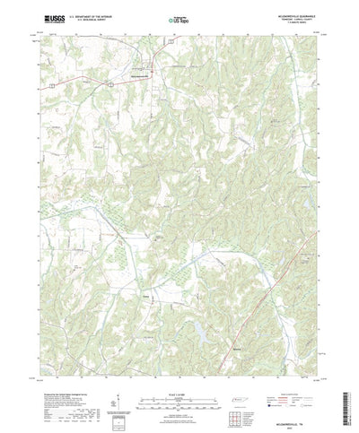 United States Geological Survey McLemoresville, TN (2022, 24000-Scale) digital map