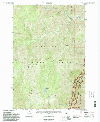United States Geological Survey Mclendon Butte, ID (1994, 24000-Scale) digital map