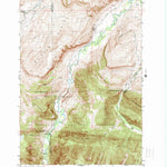 United States Geological Survey Mcleod Basin, MT (1951, 24000-Scale) digital map