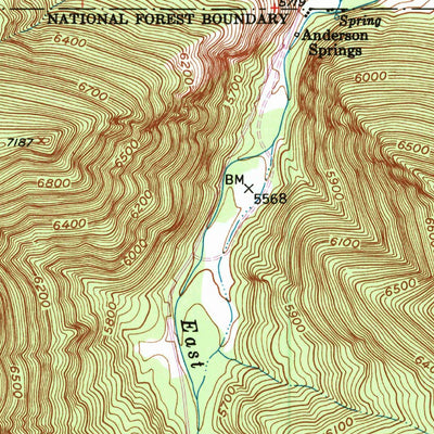 United States Geological Survey Mcleod Basin, MT (1951, 24000-Scale) digital map