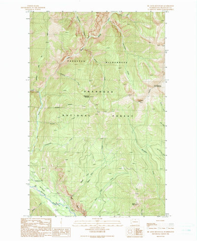 United States Geological Survey Mcleod Mountain, WA (1991, 24000-Scale) digital map