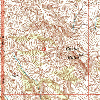United States Geological Survey Mcleod, MT (2000, 24000-Scale) digital map