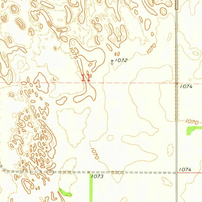 United States Geological Survey Mcleod, ND (1961, 24000-Scale) digital map