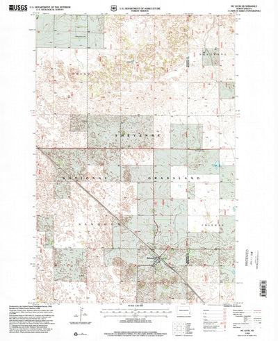 United States Geological Survey Mcleod, ND (1998, 24000-Scale) digital map