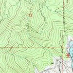 United States Geological Survey Mcleod, OR (1997, 24000-Scale) digital map
