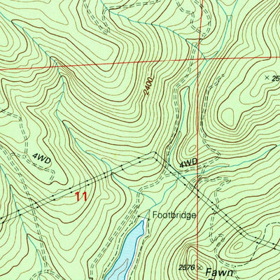 United States Geological Survey Mcleod, OR (1997, 24000-Scale) digital map