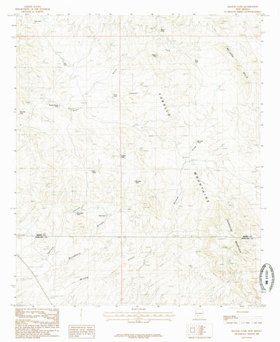 United States Geological Survey Mcleod Tank, NM (1985, 24000-Scale) digital map