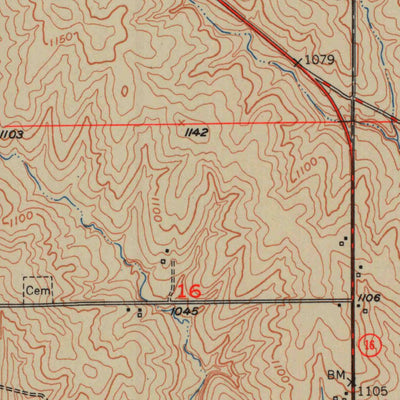 United States Geological Survey Mclouth, KS (1951, 24000-Scale) digital map