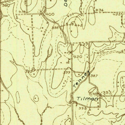 United States Geological Survey Mcmahan, TX (1925, 48000-Scale) digital map