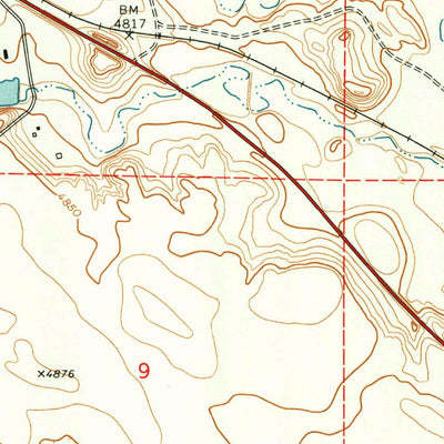 United States Geological Survey Mcmaster Reservoir, WY (1974, 24000-Scale) digital map