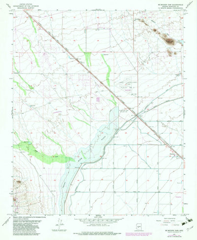 United States Geological Survey Mcmicken Dam, AZ (1957, 24000-Scale) digital map