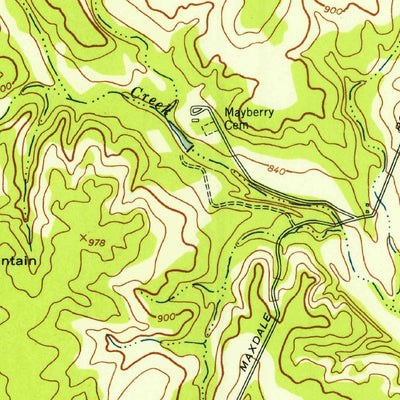 United States Geological Survey Mcmillan Mountains, TX (1947, 24000-Scale) digital map