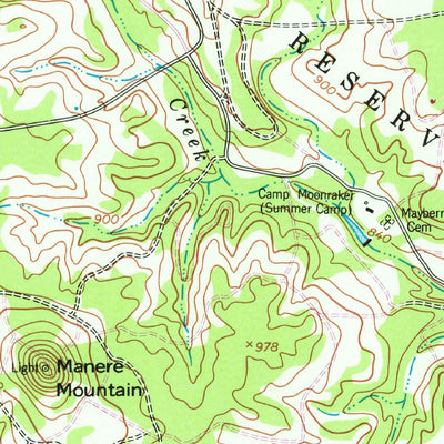 United States Geological Survey Mcmillan Mountains, TX (1958, 24000-Scale) digital map