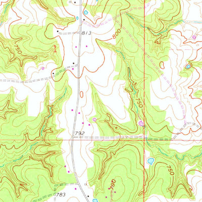United States Geological Survey Mcmillan, OK (1963, 24000-Scale) digital map