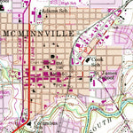 United States Geological Survey Mcminnville, OR (1957, 24000-Scale) digital map