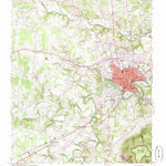 United States Geological Survey Mcminnville, TN (1953, 24000-Scale) digital map