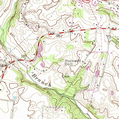 United States Geological Survey Mcminnville, TN (1953, 24000-Scale) digital map