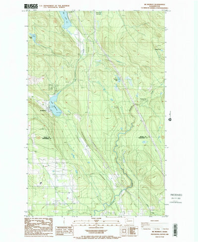 United States Geological Survey Mcmurray, WA (1985, 24000-Scale) digital map