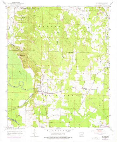 United States Geological Survey Mcnab, AR (1951, 24000-Scale) digital map