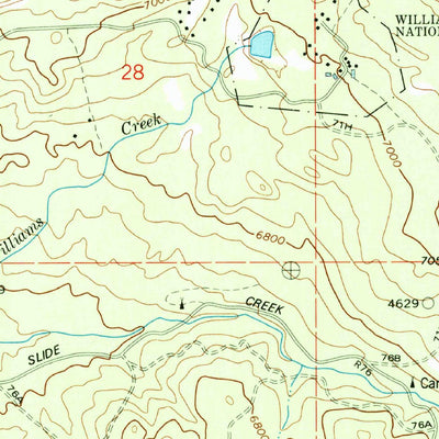 United States Geological Survey Mcnary, AZ (1976, 24000-Scale) digital map