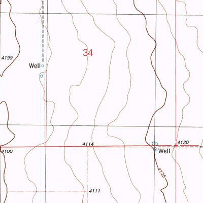 United States Geological Survey Mcnary, AZ (1996, 24000-Scale) digital map
