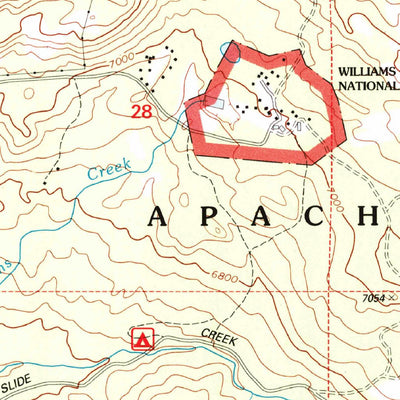 United States Geological Survey Mcnary, AZ (1998, 24000-Scale) digital map